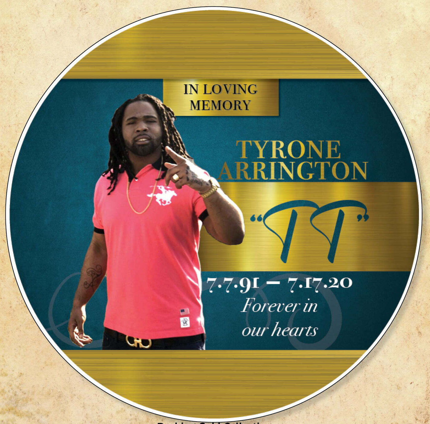 Custom Funeral Buttons with Photo | Memorial Keepsake Pins